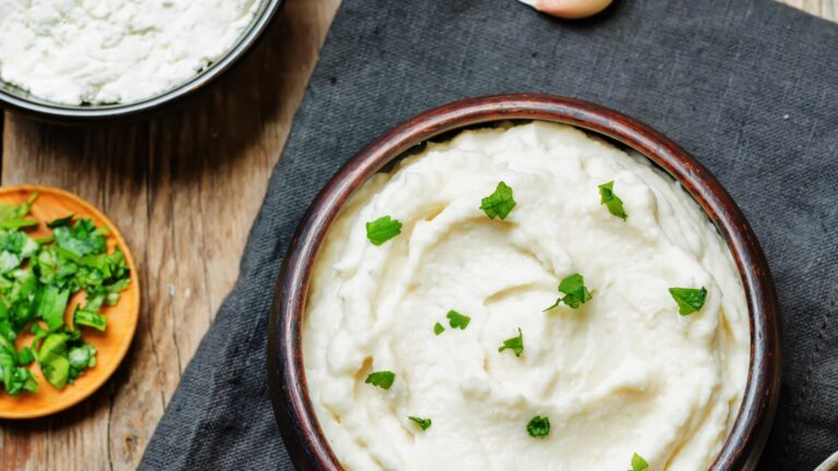 garlic mashed cauliflower recipe