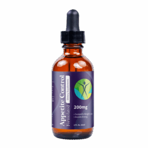 Appetite Drop bottle on white background