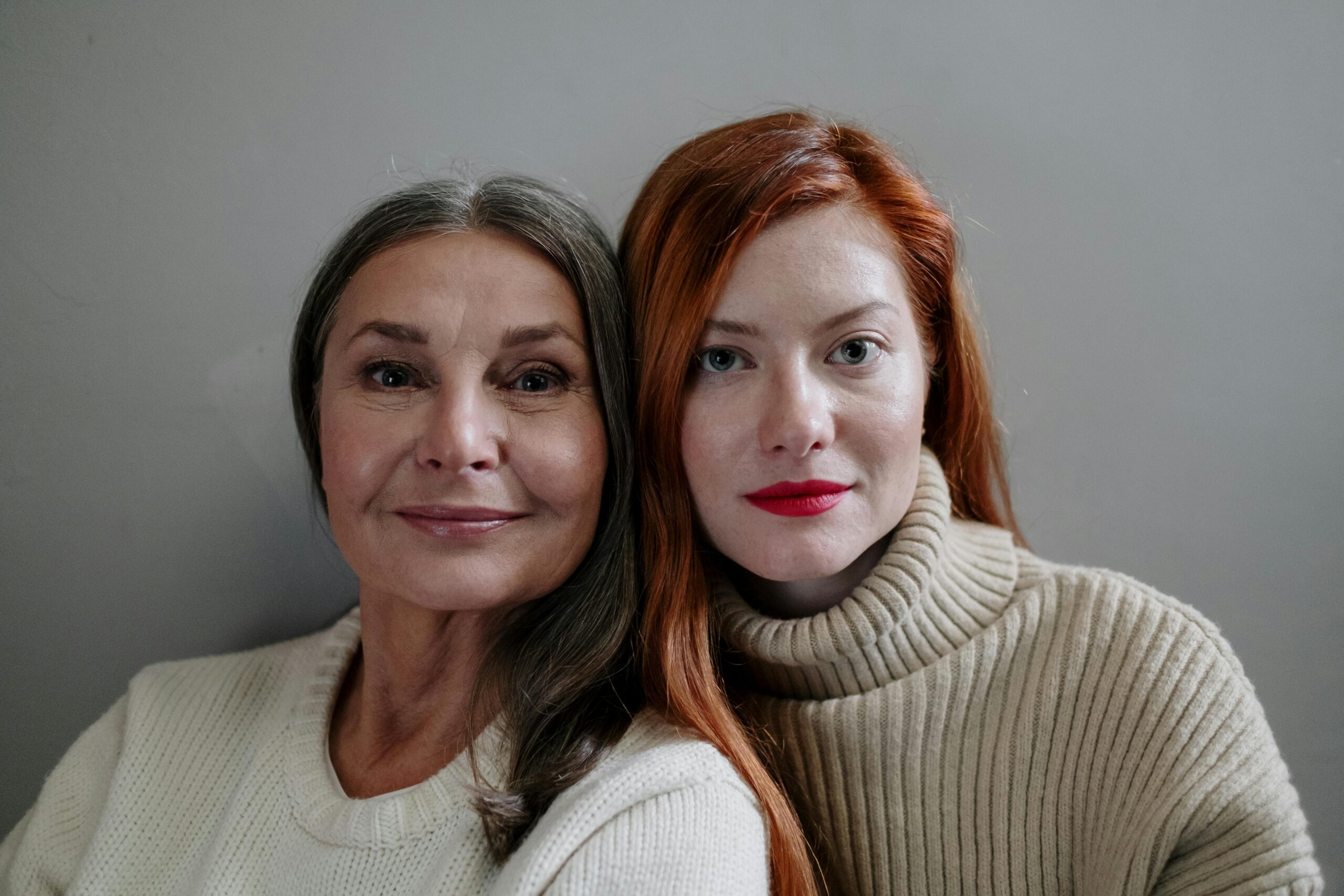 A mother and daughter
