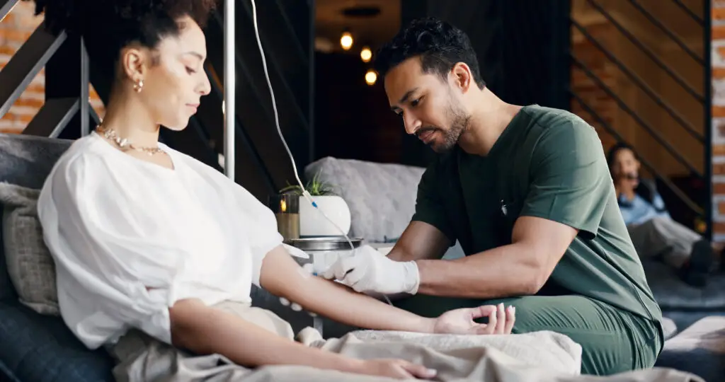 iv therapy in lounge
